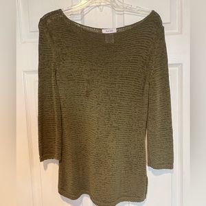 Women’s Olive Green Woven Tunic